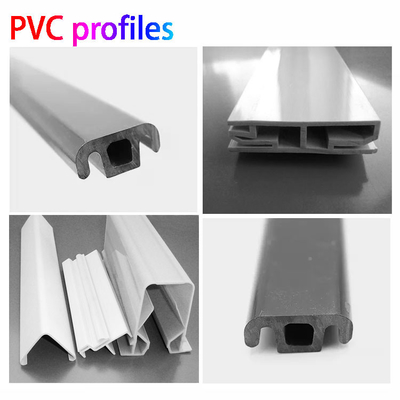 Plastic Profiles Rigid And Soft PVC Window Door Profiles Insulation Function building material