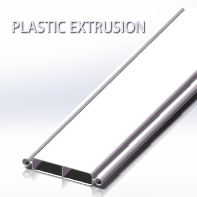 Plastic Steel Rolling Shutter Profile Rigid PVC Extrusion For Mobile Toilet