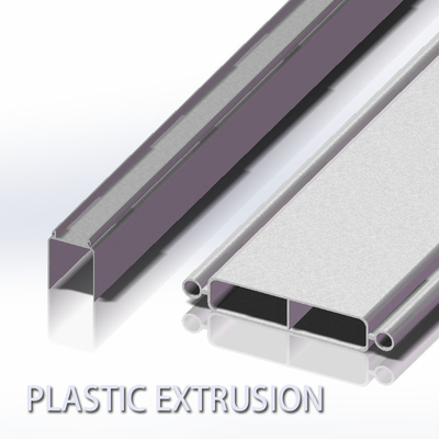 Standard PVC Extrusion Profiles Blinds Environmentally Friendly